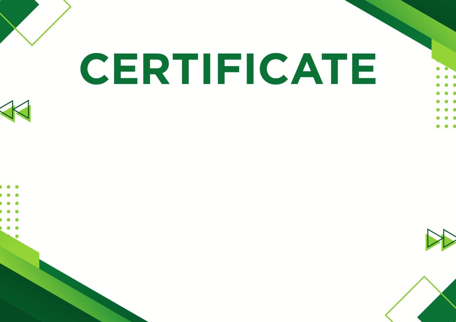 Certificate Template 3 preview for bulk certificate generation