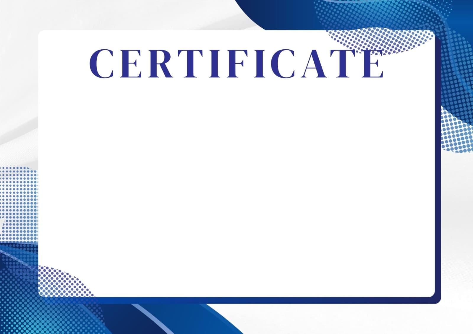 Certificate Template 7 preview for bulk certificate generation