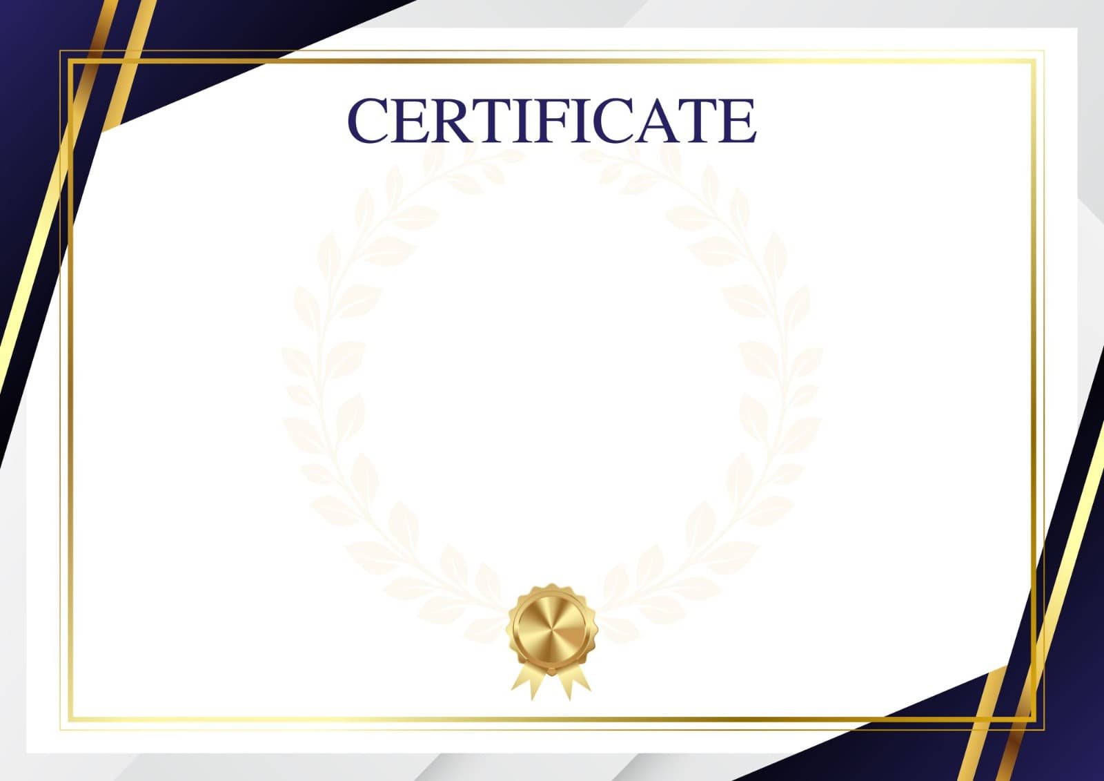 Certificate Template 8 preview for bulk certificate generation