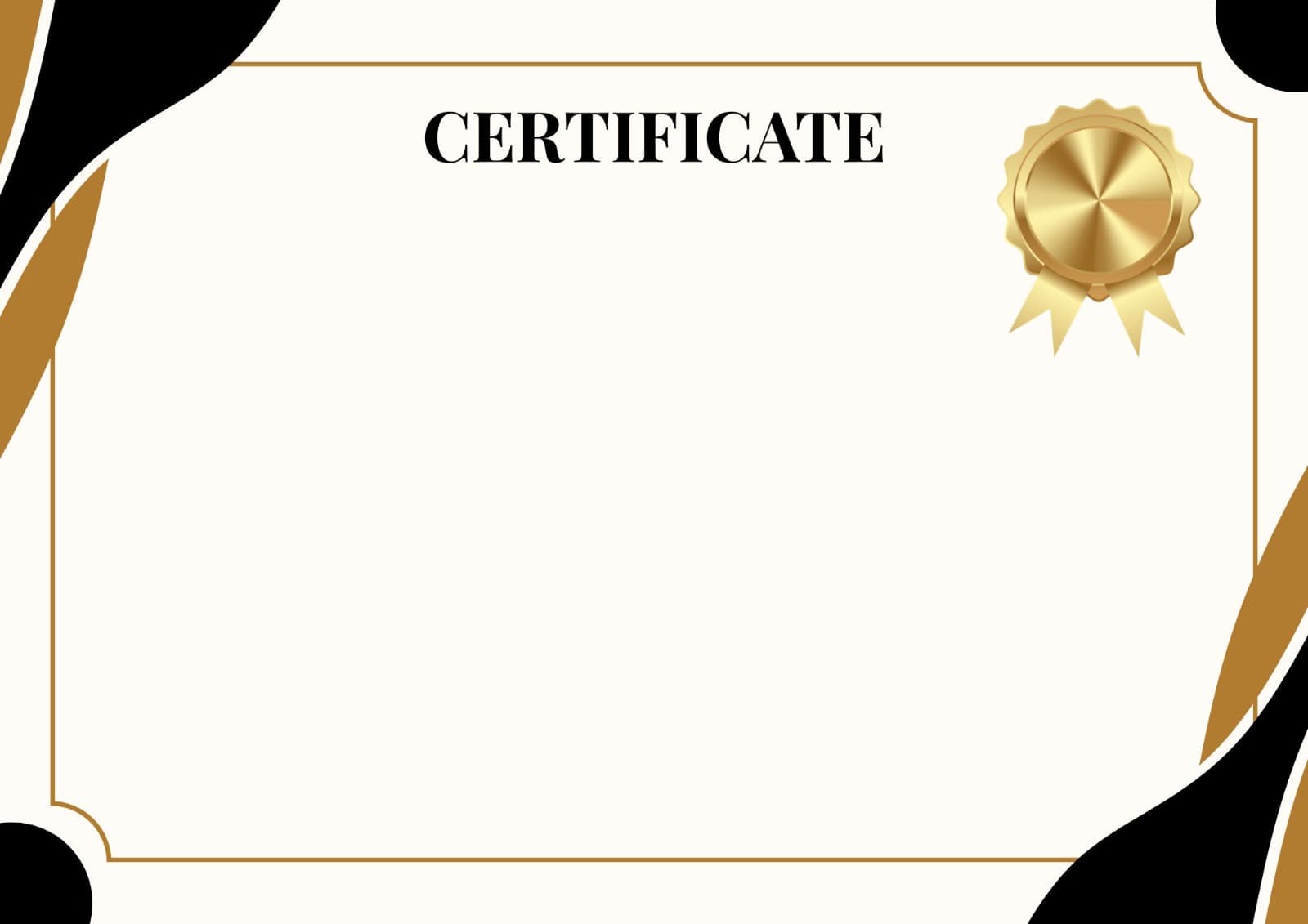 Certificate Template 9 preview for bulk certificate generation